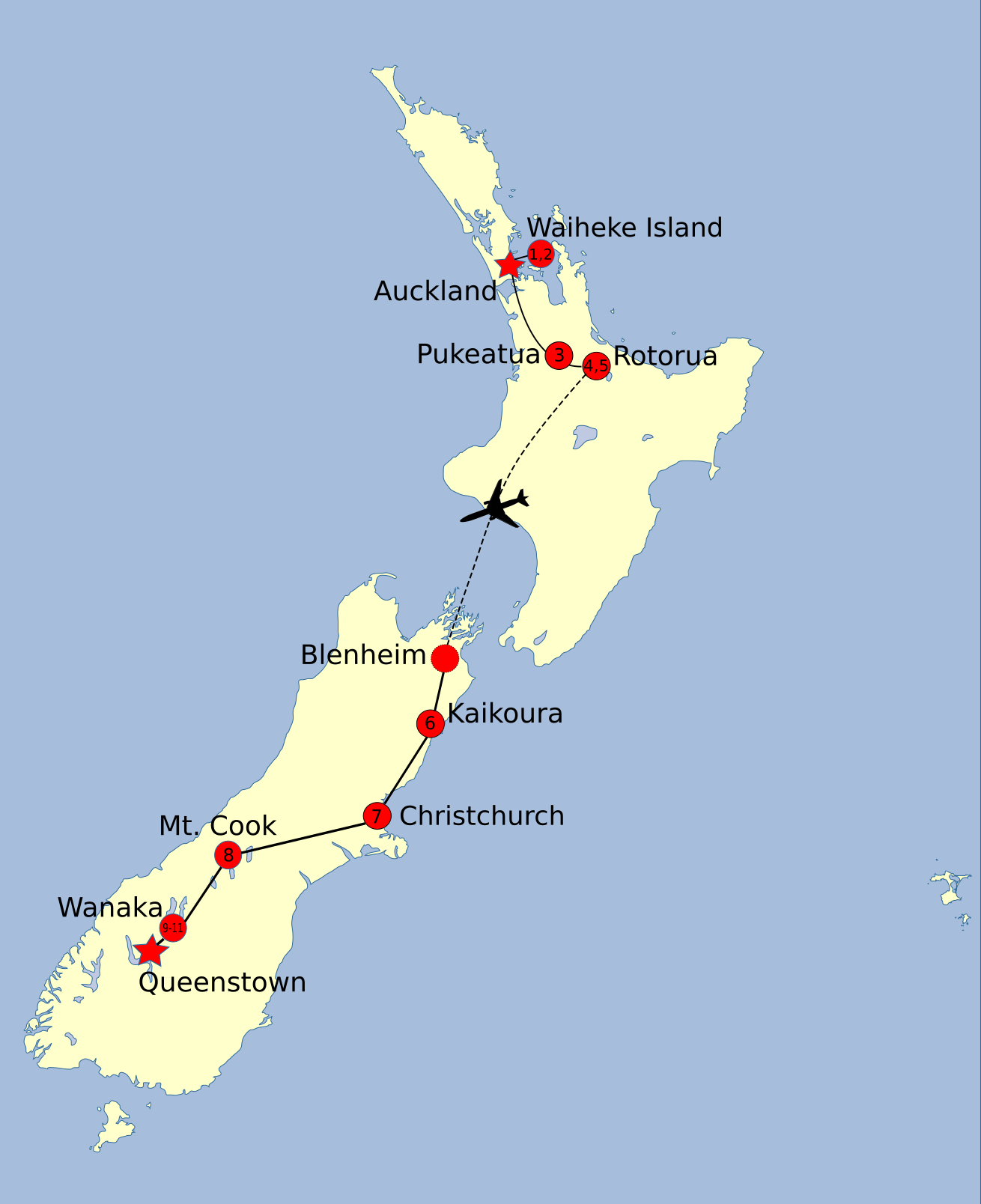 Highlights And Hot Spots Tour New Zealand Awaits