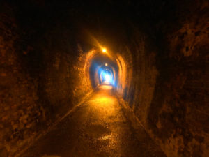 Old gold mining tunnels